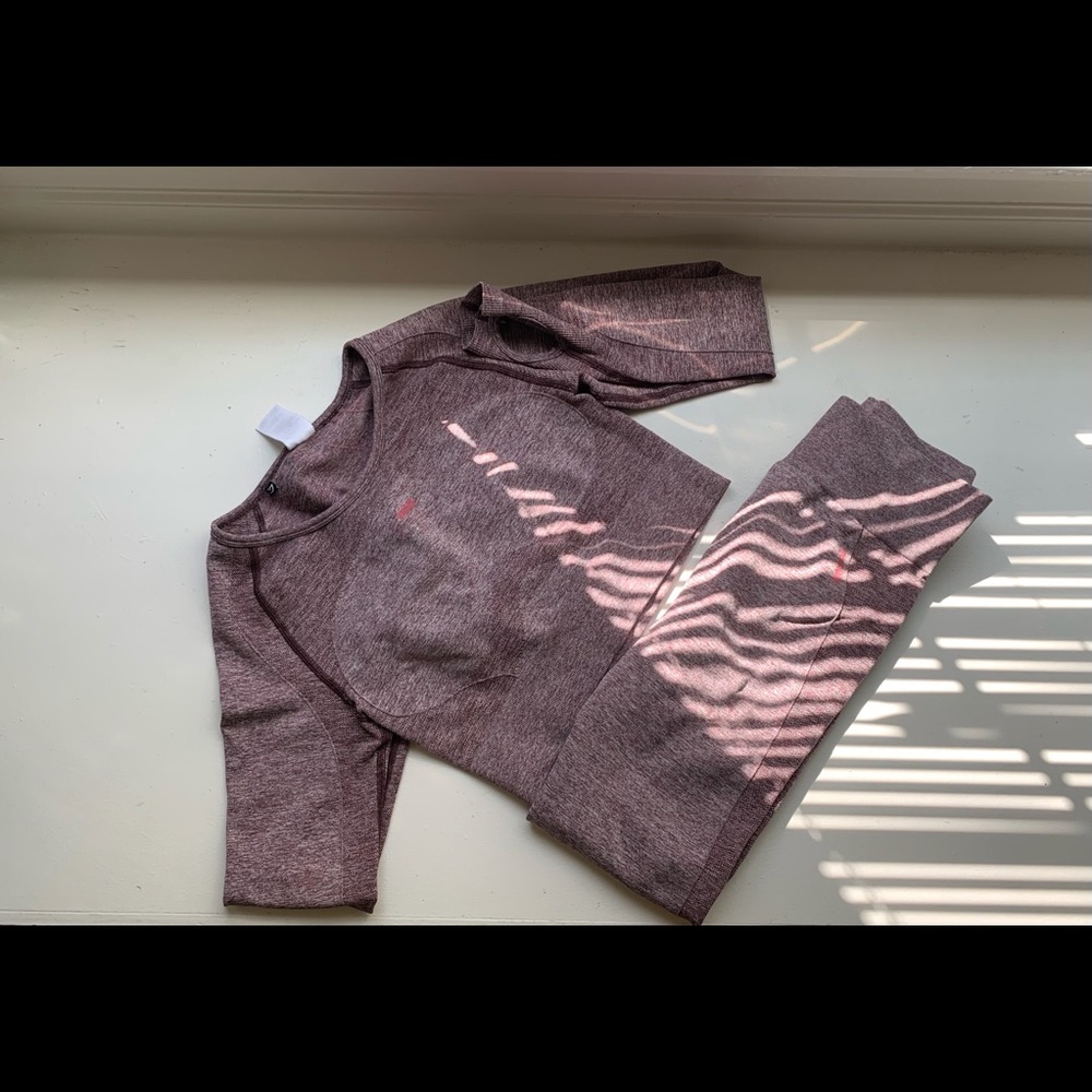 Gymshark Flex Sports Legging Set TOP IS LARGE